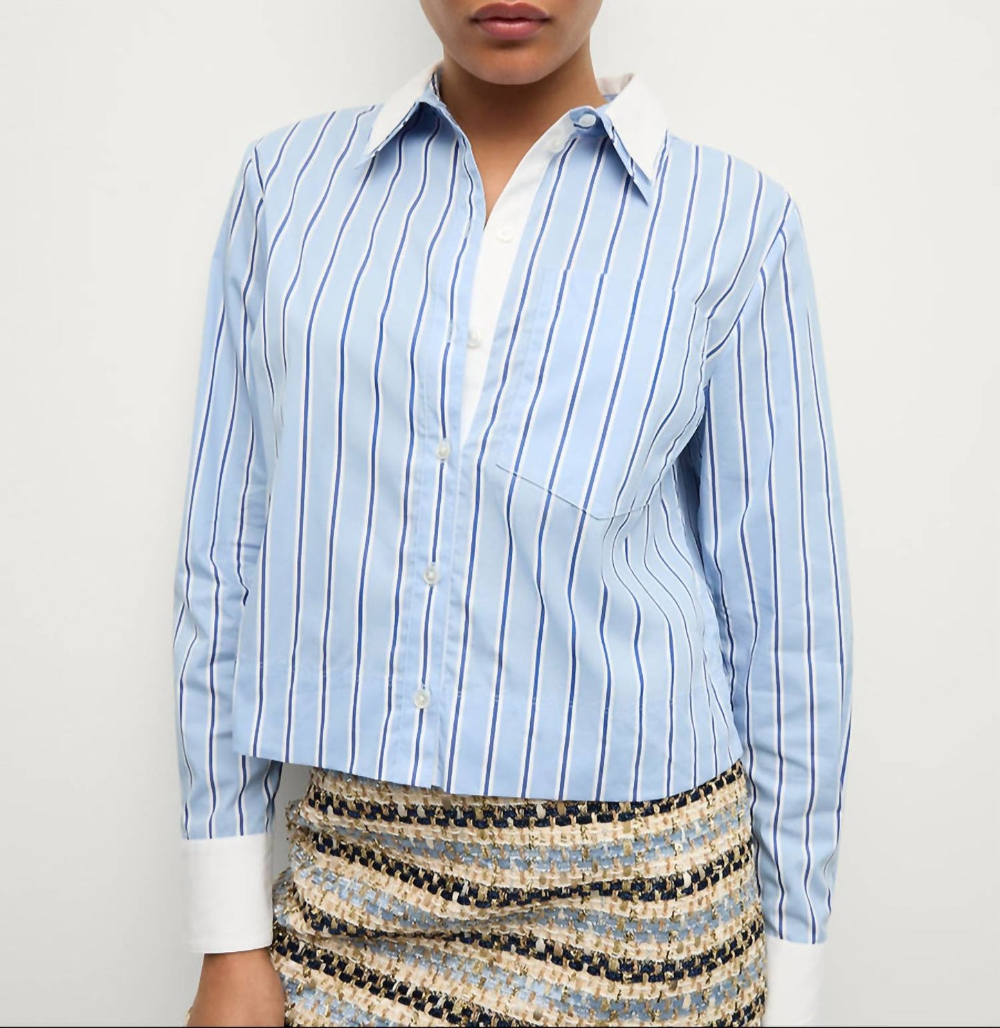 Veronica Beard - Maia Double Collar Top