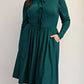 The Curve La - Plus Size Glitter Knit Flare Dress With Bow Details