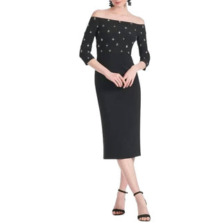 Sachin & Babi - Fatima Embellishedoff Shoulder Midi Dress