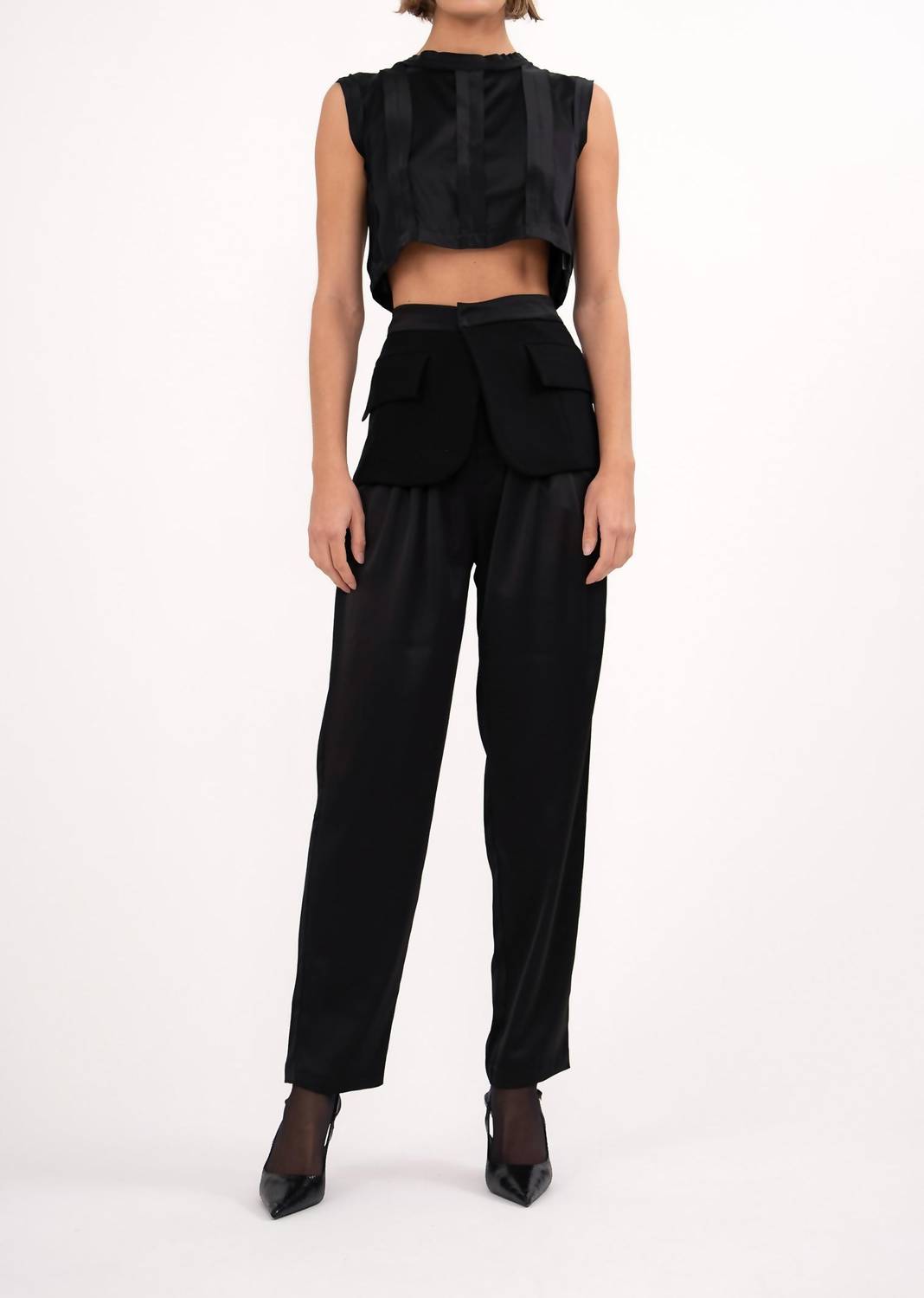 Nonchalant Label - Raven Layered Pant