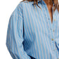 Free People - Striped varsity shirt