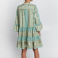 Greek Archaic Kori - Adrianne Short Ruffle Sleeve Dress