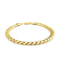 6.9mm 14k Yellow Gold Semi Solid Miami Cuban Bracelet