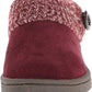 Clarks - Women's Sweater Collar Clog Slippers
