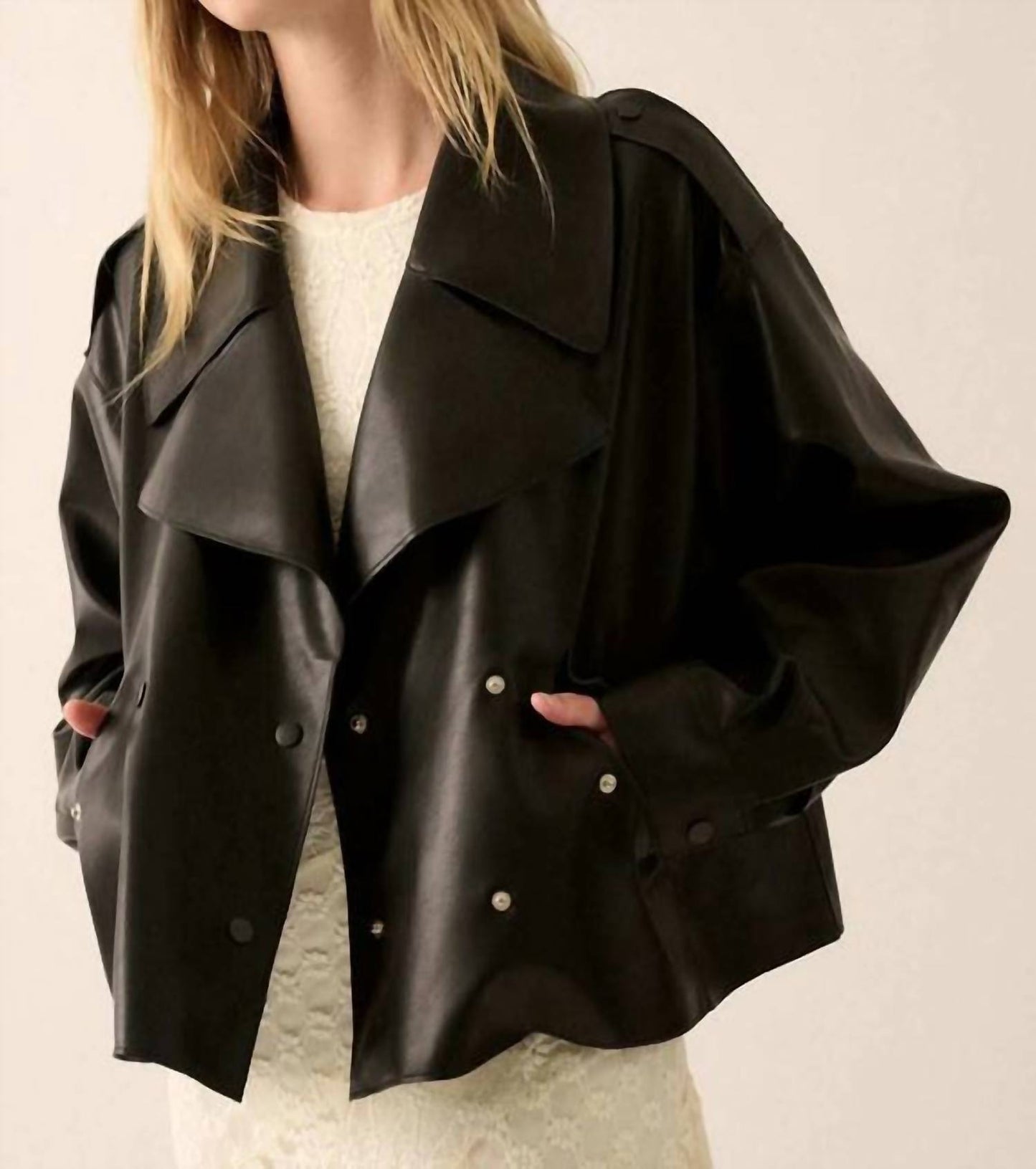 Promesa - Vegan Double Breasted Motorcycle Jacket