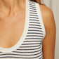 Perfectwhitetee - Jordan Striped Tank