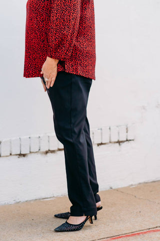 Multiples - Cheetah Knit Top