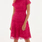 Joseph Ribkoff - Embroidered Mesh A-line Dress