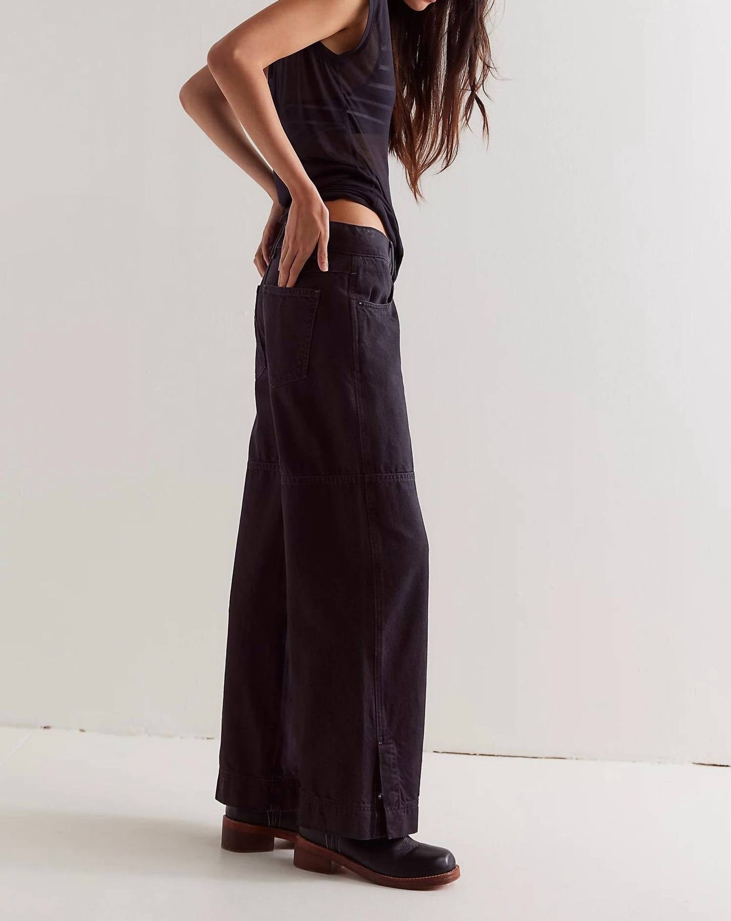 Free People - Benji Wide Leg Jeans