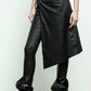 Free People - Jedda Boot Over Knee Leather Fabric Wedge