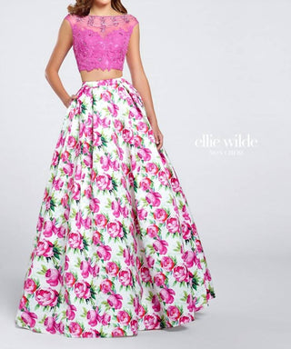 Ellie Wilde - Women's Two Piece Mikado Set Dress