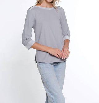 Multiples - Boatneck Hi-lo Top
