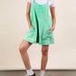 Very J - Mineral Washed Knit Mini Dress with Shorts Inside
