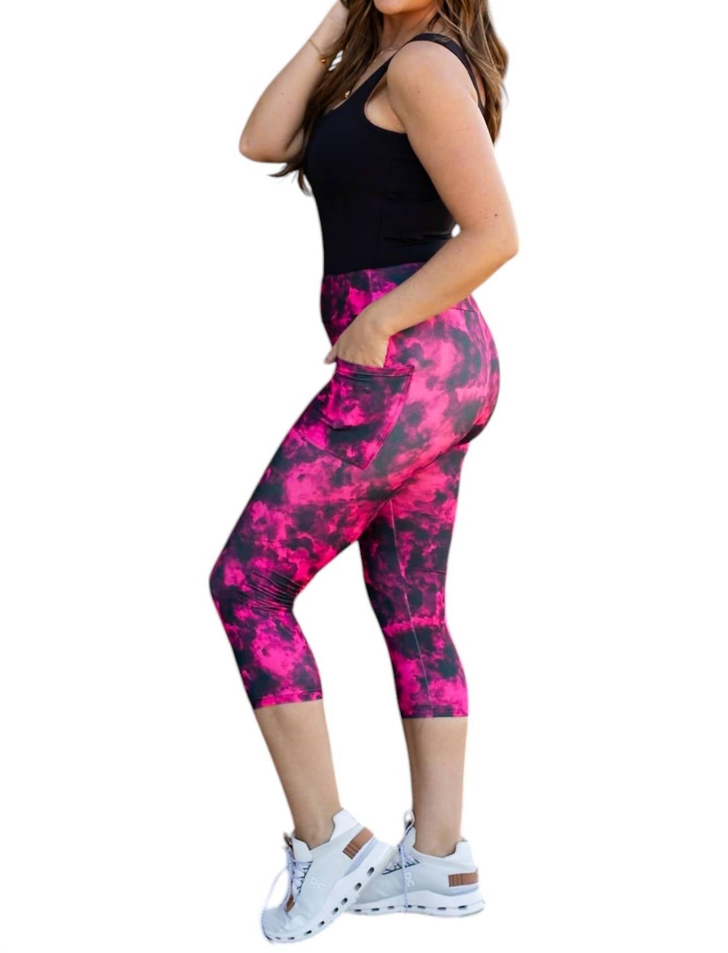 Julia Rose - Capri Leggings With Pockets