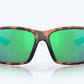 Costa Del Mar - Reefton Matte Retro Tortoise Sunglasses