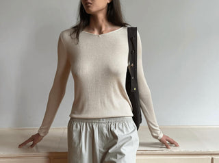 Deiji Studios - Knitted Long Sleeve Top