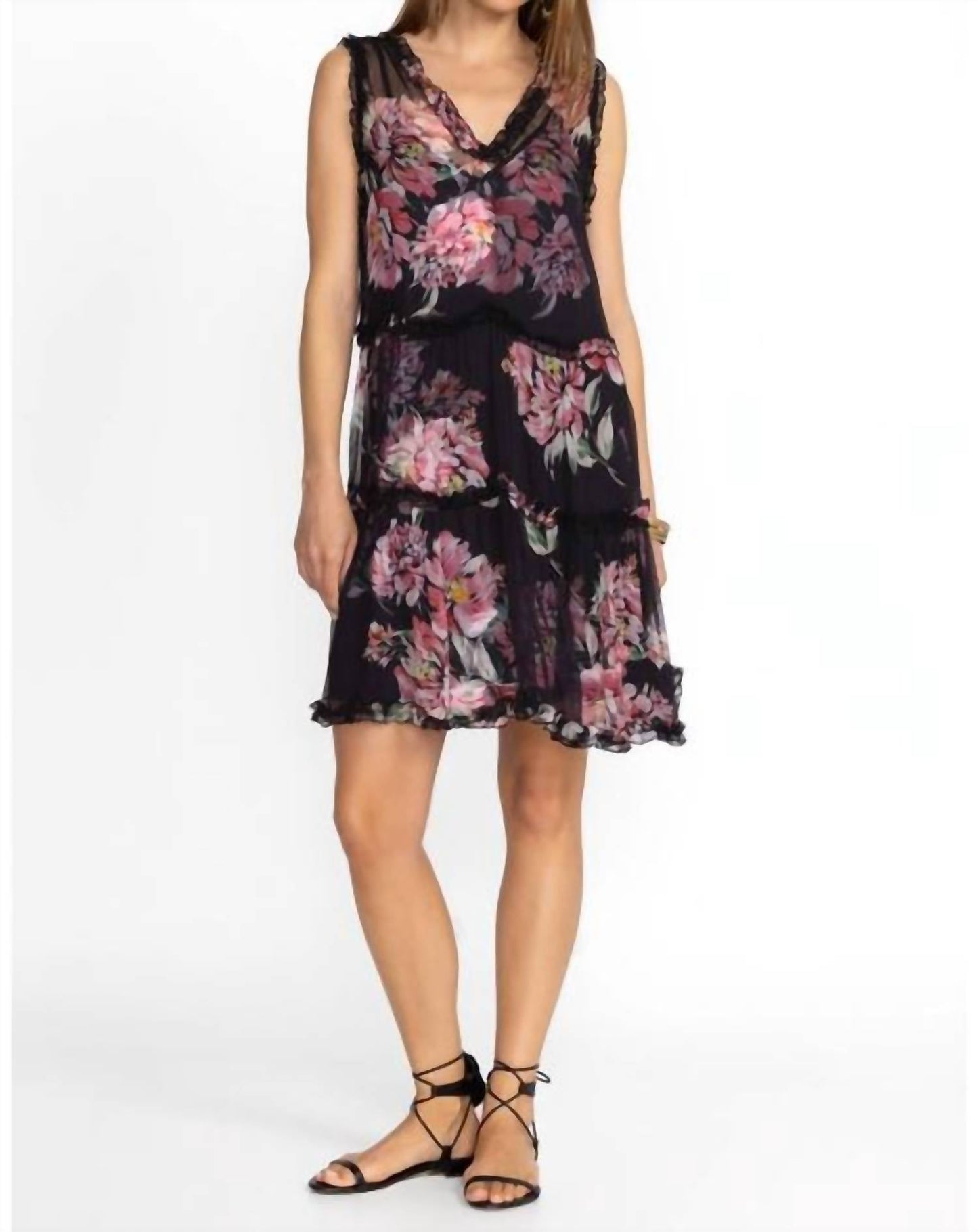 Johnny Was - PERRIE RUFFLE MINI DRESS