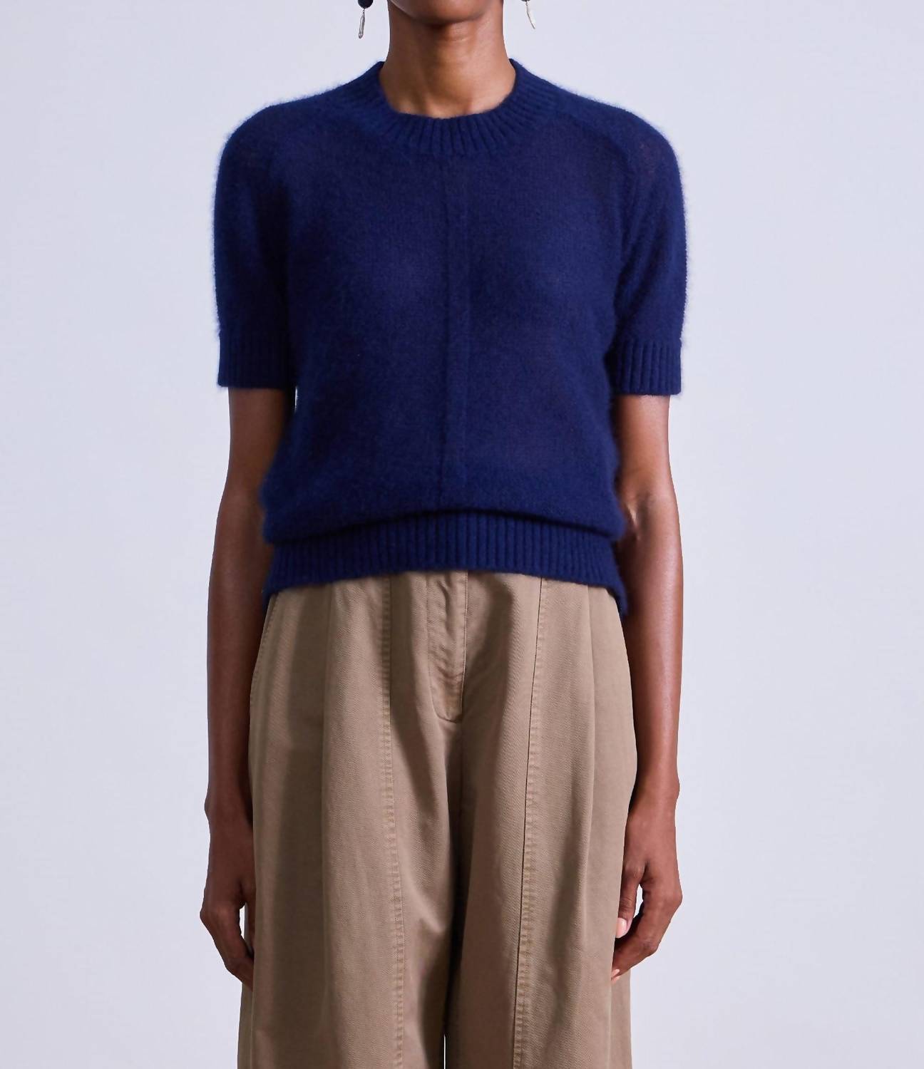 Apiece Apart - Softest Tissue Short-sleeve Sweater