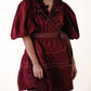Sofie The Label - Tabitha Contrast Stitch Wrap Mini Dress