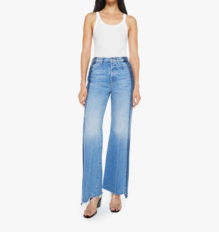 Mother - High-waisted Wide-leg Jeans