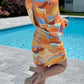 Dress To - Wrap Long Sleeve Mini Dress