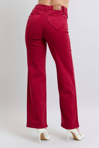 Judy Blue - Heart Pocket Straight Leg Jean