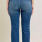Judy Blue - Vintage Wash Release Hem Kick Flare Jeans
