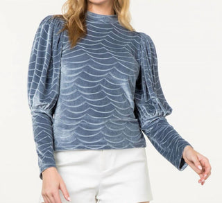 Thml - Curtains Closed Long Puff Sleeve Top