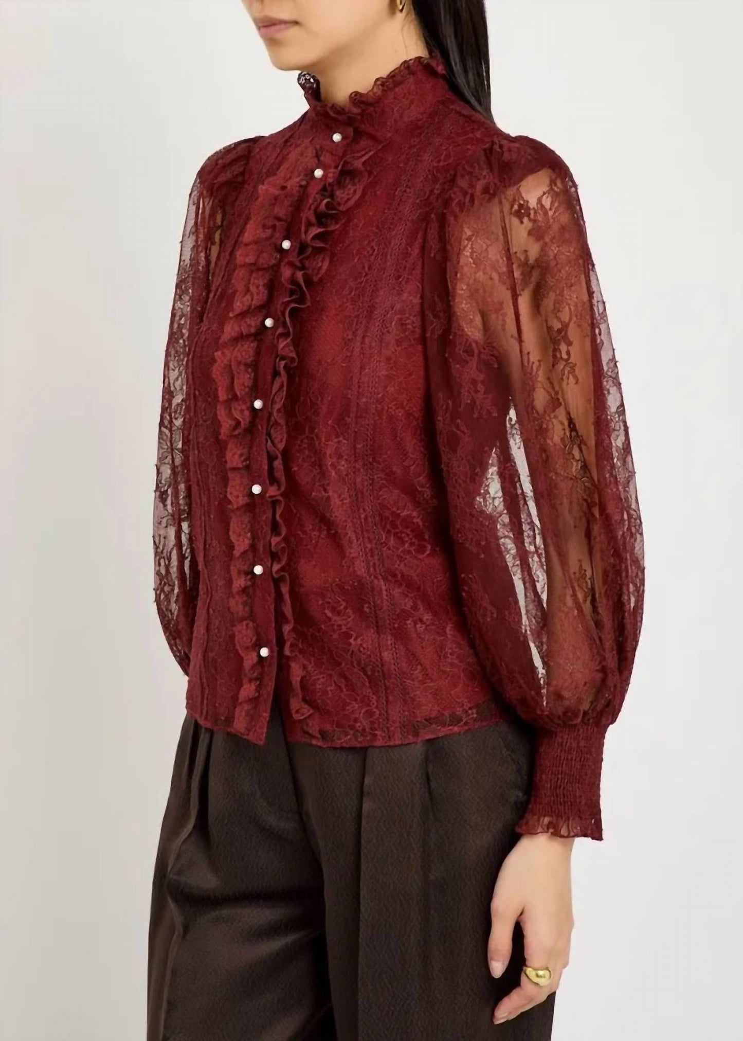 Alice + Olivia - Euginia Lace Blouse