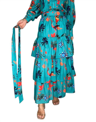 Beulahstyle - Mayan Ruffle Maxi Skirt