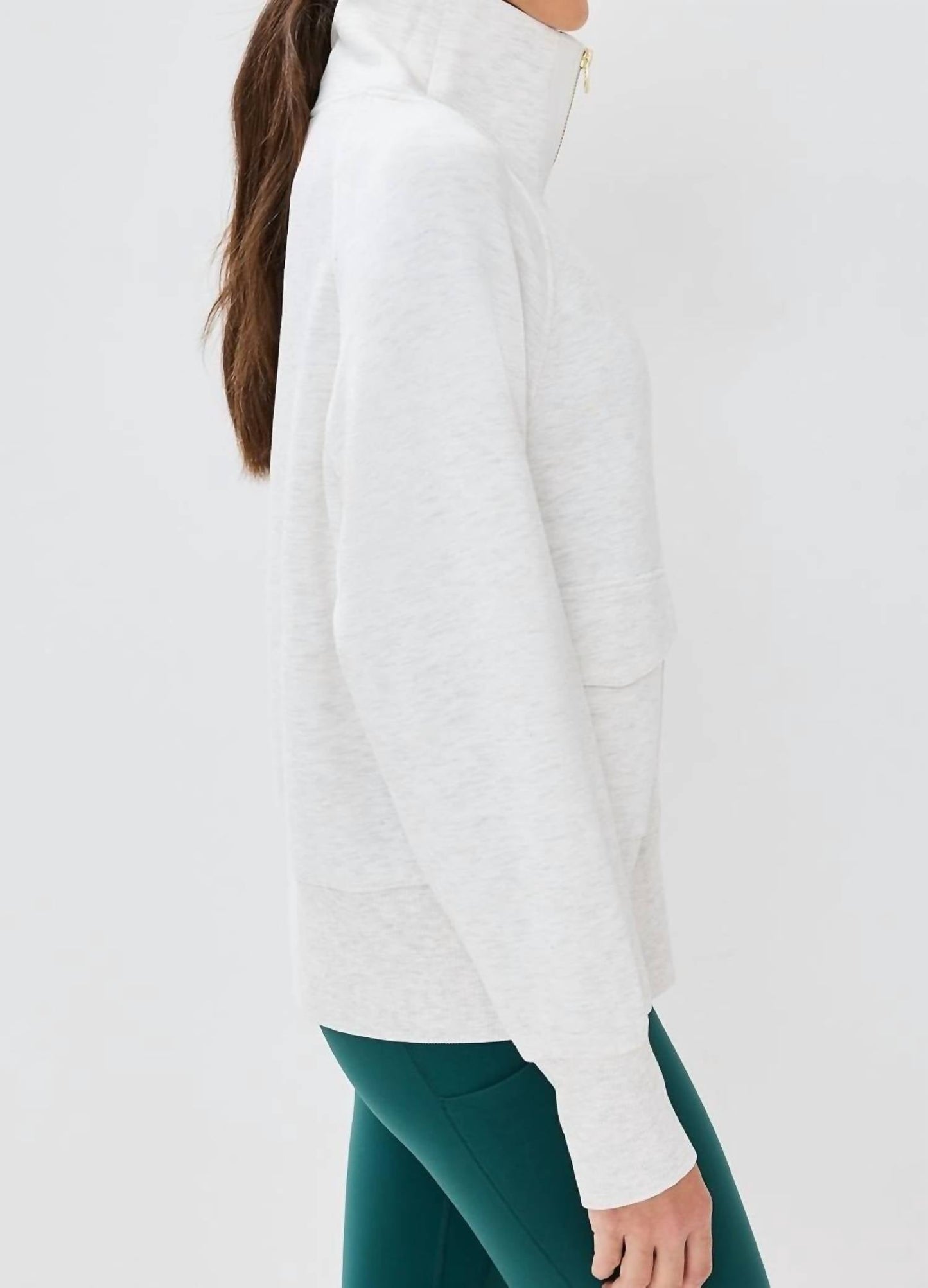 Varley - Roxbury Zip Through Sweatshirt