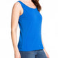 Multiples - Marine Double Scoop Neck Sleeveless Fitted Tank Top