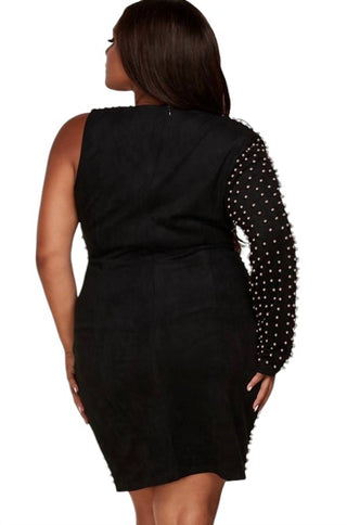 L'Atiste - One Sleeve Dress With Pearls