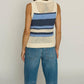 Central Park West - Textured Stripe Tank Top