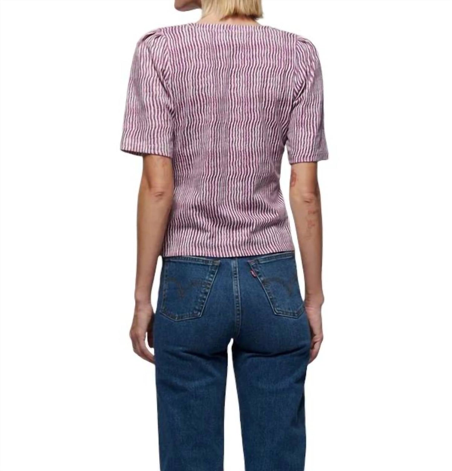 Nation Ltd - Joelene V-Neck Short Sleeve Top