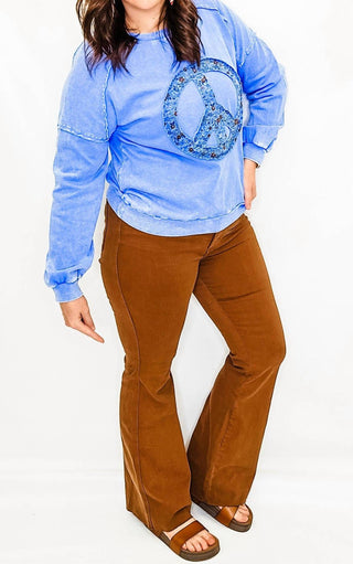 Tribal - Judy Blue High Rise Tummy Control Flare Jeans