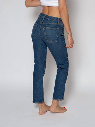 Askk Ny - Midrise Straight Leg Jean
