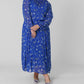 Never Fully Dressed - Blue Running Paisley Bibi Maxi Dress - Plus