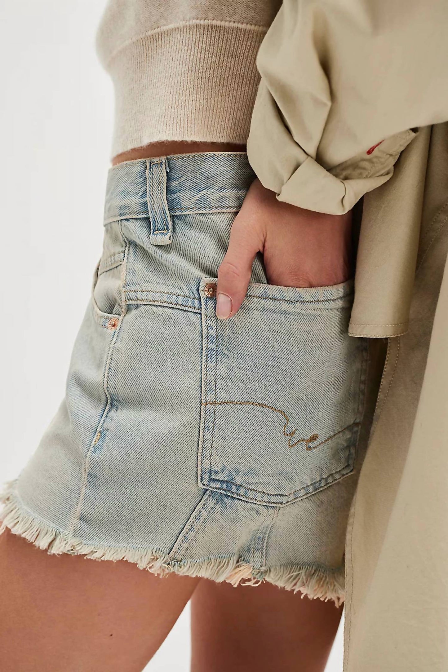 Free People - Now or Never Denim Shorts
