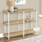 Accent Console Table For Entryway, 3 Tier Design