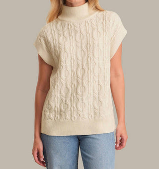 525 America - Rae Wool Cashmere Cable Vest