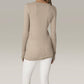 Enza Costa - CASHMERE FITTED CUFFED L/S V