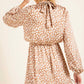 143 Story - Leopard Satin Mini Dress (plus Size)