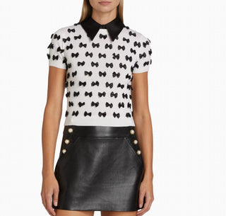 Alice + Olivia - Ciara Short Sleeve Pullover