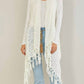 Entro - Crochet Fringed Light Cardigan
