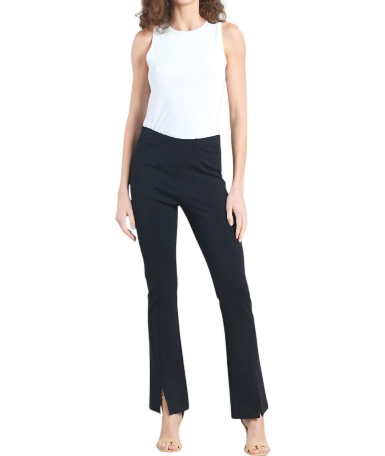 Clara Sunwoo - Ponte Kick Front Slit Pant
