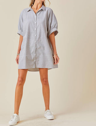 Day + Moon - Oversized Striped Dress