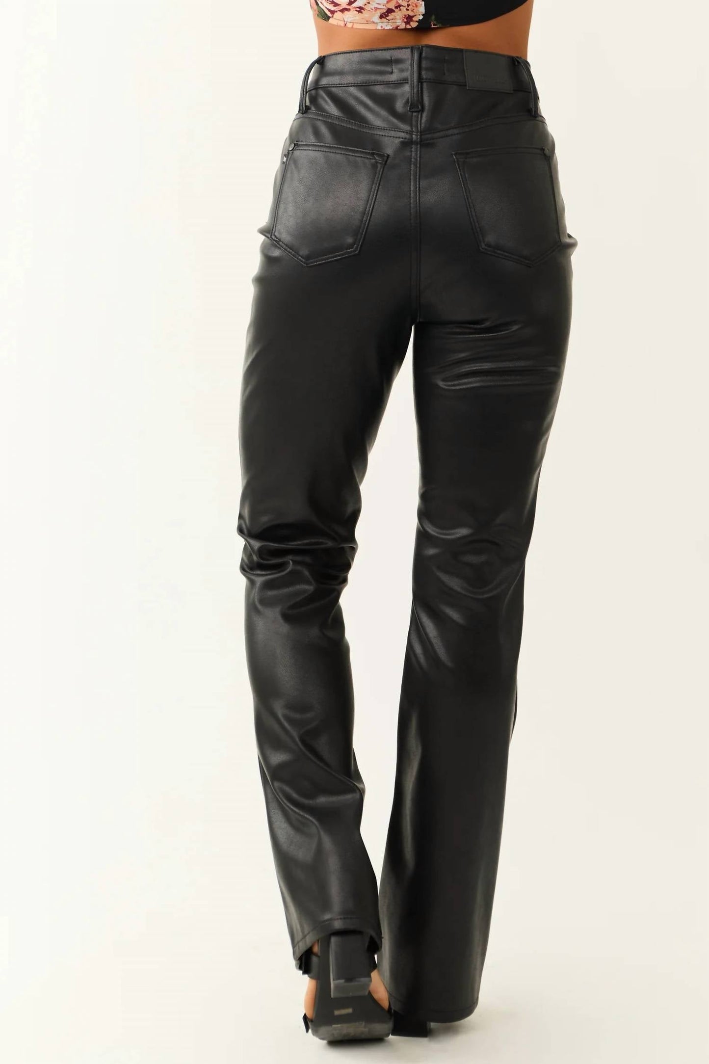 judy-blue-faux-leather-tummy-control-bootcut-pants