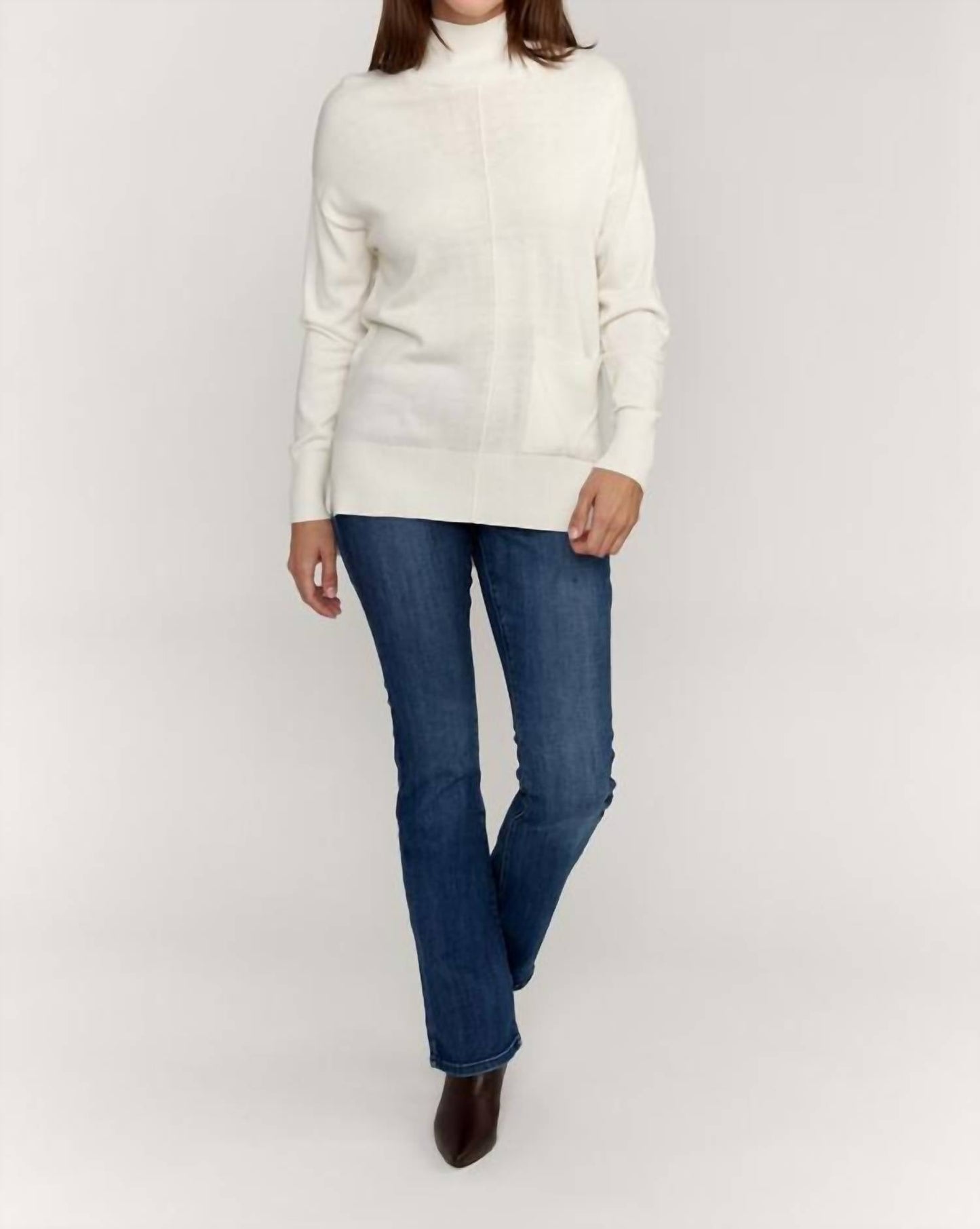 Alison Sheri - Pocket Detail Knit Sweater