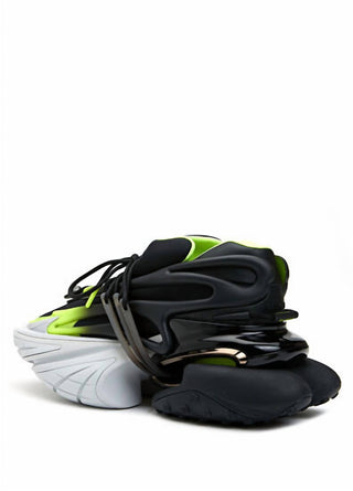 Balmain - Men's Unicorn Low-top Neoprene & Leather Chunky Sneakers